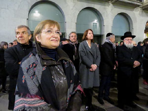 Nadal 2016. Encesa de les llums de Hanukkà a la plaça del Vi