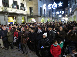 Nadal 2016. Encesa de les llums de Hanukk&agrave; a la pla&ccedil;a del Vi