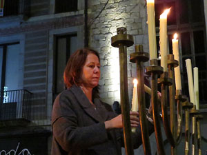 Nadal 2016. Encesa de les llums de Hanukk&agrave; a la pla&ccedil;a del Vi