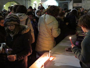 Nadal 2016. Encesa de les llums de Hanukk&agrave; a la pla&ccedil;a del Vi