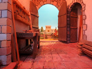 Nadal 2016. XVI Biennal del Pessebre Catal&agrave;. Exposici&oacute; de diorames al claustre de la Diputaci&oacute;