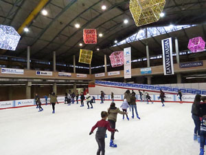 Nadal 2016. Pista de gel i tobogan a Fira de Girona