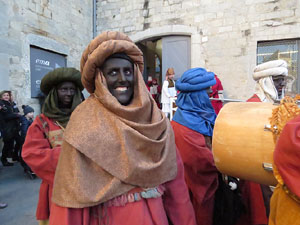 La Cavalcada de Reis 2017. La precavalcada des de la Mercè pels carrers de Girona