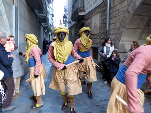 La Cavalcada de Reis 2017. La precavalcada des de la Mercè pels carrers de Girona