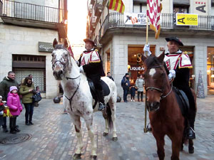 La Cavalcada de Reis 2017. La precavalcada des de la Mercè pels carrers de Girona