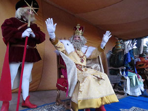 La Cavalcada de Reis 2017. El campament reial als Jardins de la Muralla