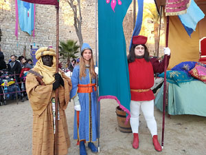 La Cavalcada de Reis 2017. El campament reial als Jardins de la Muralla
