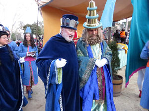 La Cavalcada de Reis 2017. El campament reial als Jardins de la Muralla