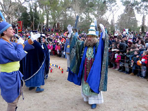 La Cavalcada de Reis 2017. El campament reial als Jardins de la Muralla