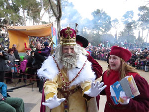 La Cavalcada de Reis 2017. El campament reial als Jardins de la Muralla