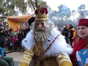 La Cavalcada de Reis 2017. El campament reial als Jardins de la Muralla