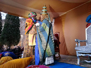 La Cavalcada de Reis 2017. El campament reial als Jardins de la Muralla