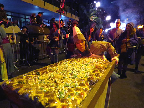 La Cavalcada de Reis 2017. Desfilada pels carrers de la ciutat, fins la plaça del Vi