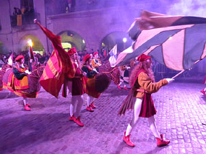 La Cavalcada de Reis 2017. Arribada a la plaça del Vi i rebuda de l'alcaldessa