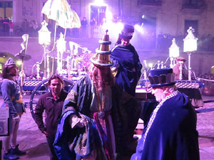 La Cavalcada de Reis 2017. Arribada a la plaça del Vi i rebuda de l'alcaldessa