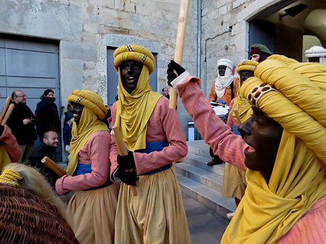 La Cavalcada de Reis 2017. La precavalcada des de la Mercè pels carrers de Girona