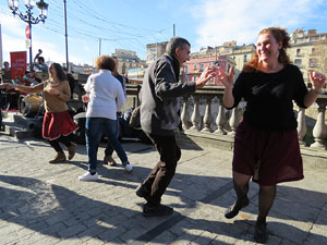 Nadal 2016. Girona Christmas Swing a la Rambla de la Llibertat