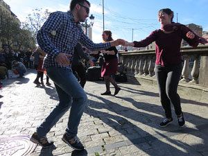 Nadal 2016. Girona Christmas Swing a la Rambla de la Llibertat
