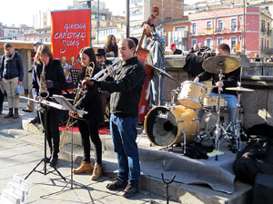 Nadal 2016. Girona Christmas Swing a la Rambla de la Llibertat