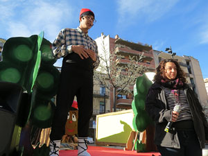 Nadal 2016. Tió del Mercat del Lleó la vigília de Nadal