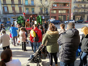 Nadal 2016. Tió del Mercat del Lleó la vigília de Nadal