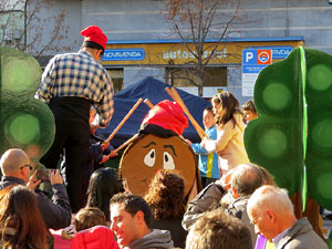 Nadal 2016. Tió del Mercat del Lleó la vigília de Nadal