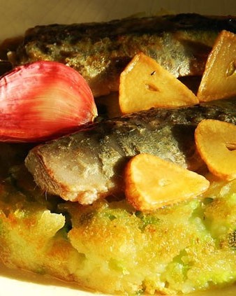 El trinxat que es sol fer amb cansalada, per Quaresma amb arengada