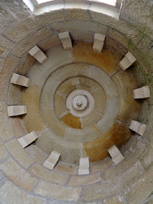 Interior de la Torre Magdala