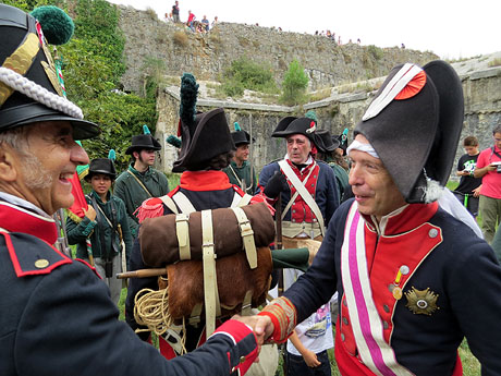 VII Festa Reviu els Setges Napoleònics de Girona. Cloenda de la reconstrucció històrica al castell de Montjuïc