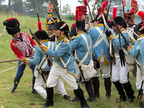 VII Festa Reviu els Setges Napole&ograve;nics de Girona. Defensa de la porta del castell de Montju&iuml;c