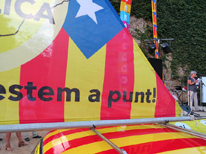 11 de setembre 2017. Acte previ al Jardí de la Infància