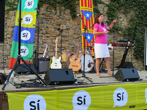 11 de setembre 2017. Acte previ al Jardí de la Infància