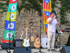 11 de setembre 2017. Acte previ al Jardí de la Infància