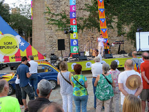 11 de setembre 2017. Acte previ al Jardí de la Infància