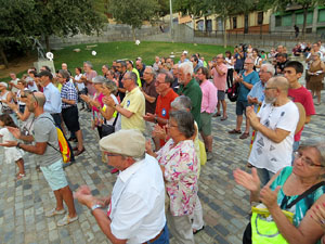 11 de setembre 2017. Acte previ al Jardí de la Infància