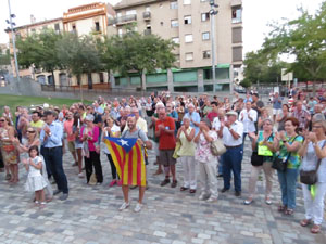 11 de setembre 2017. Acte previ al Jardí de la Infància