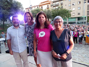 11 de setembre 2017. Acte previ al Jardí de la Infància