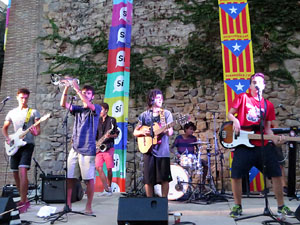 11 de setembre 2017. Acte previ al Jardí de la Infància