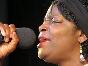 Festival A Capella 2017. Actuaci&oacute; del grup Black Voices a la pla&ccedil;a de la Independ&egrave;ncia