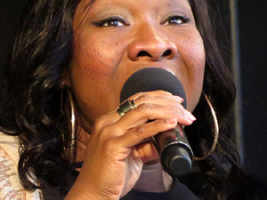 Festival A Capella 2017. Actuaci&oacute; del grup Black Voices a la pla&ccedil;a de la Independ&egrave;ncia