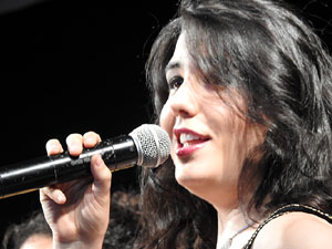 Festival A Capella 2017. Actuaci&oacute; del grup Kundala a la pla&ccedil;a de la Independ&egrave;ncia