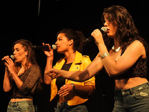 Festival A Capella 2017. Actuaci&oacute; del grup Kundala a la pla&ccedil;a de la Independ&egrave;ncia