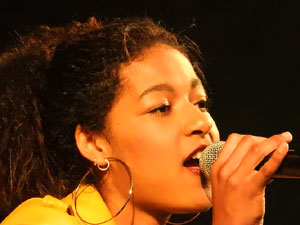 Festival A Capella 2017. Actuaci&oacute; del grup Kundala a la pla&ccedil;a de la Independ&egrave;ncia