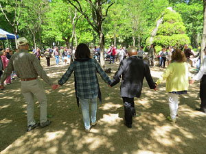 LX Aplec de la Sardana a Girona, als Jardins de la Devesa