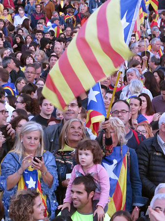 Concentració a la plaça de la Constitució