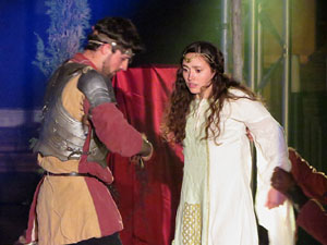 600 aniversari de la nau única de la Catedral de Girona. Representació de la Consueta de Sant Jordi cavaller