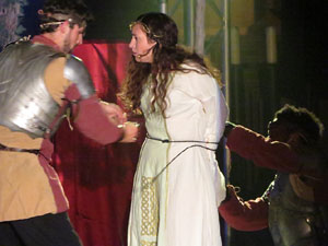 600 aniversari de la nau única de la Catedral de Girona. Representació de la Consueta de Sant Jordi cavaller