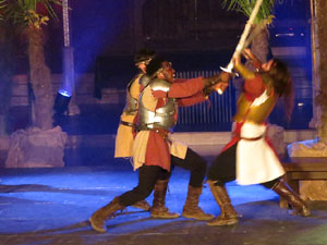 600 aniversari de la nau única de la Catedral de Girona. Representació de la Consueta de Sant Jordi cavaller