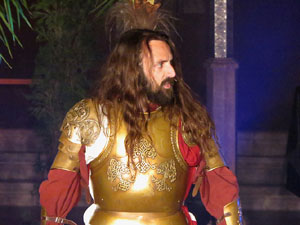 600 aniversari de la nau única de la Catedral de Girona. Representació de la Consueta de Sant Jordi cavaller