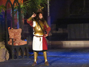 600 aniversari de la nau única de la Catedral de Girona. Representació de la Consueta de Sant Jordi cavaller